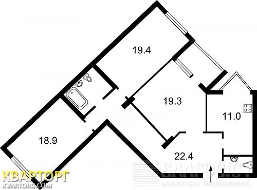 Sell 3-room apartment. Киев,  Краснозвездный пр — photo 2