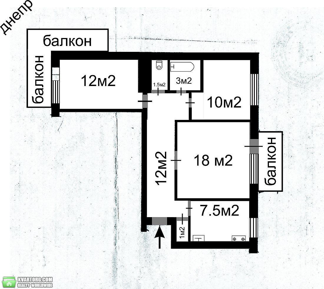 Sell 3-room apartment. Черкассы,  Смелянская — photo 7