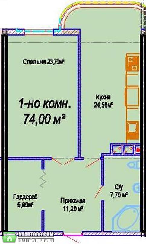 Sell 1-room apartment. Одесса, Березовая — photo 1