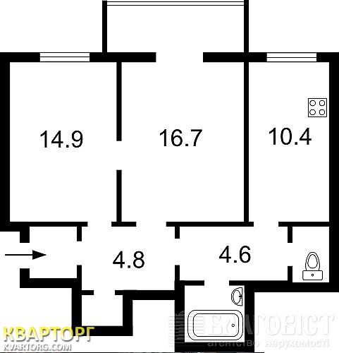 Sell 2-room apartment. Киев,  Большая Васильковская — photo 2