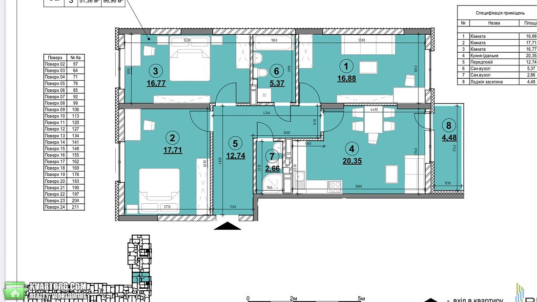 Sell 3-room apartment. Киев, Воздухофлотский проспект — photo 1