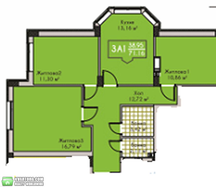 Sell 3-room apartment. Ирпень, Чехова — photo 2