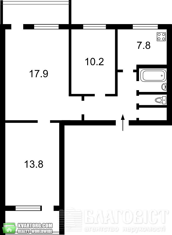 Sell 3-room apartment. Киев, Полярная — photo 2