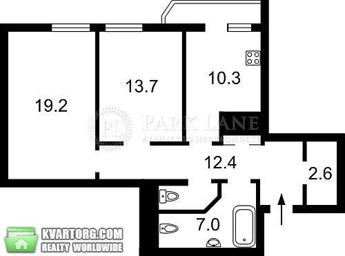 Sell 2-room apartment. Киев,  Щорса — photo 2