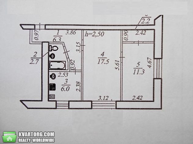 Sell 2-room apartment. Днепропетровск, проспект Кирова — photo 6