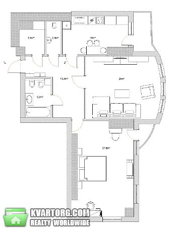Sell 2-room apartment. Киев,  Мирного Панаса — photo 10