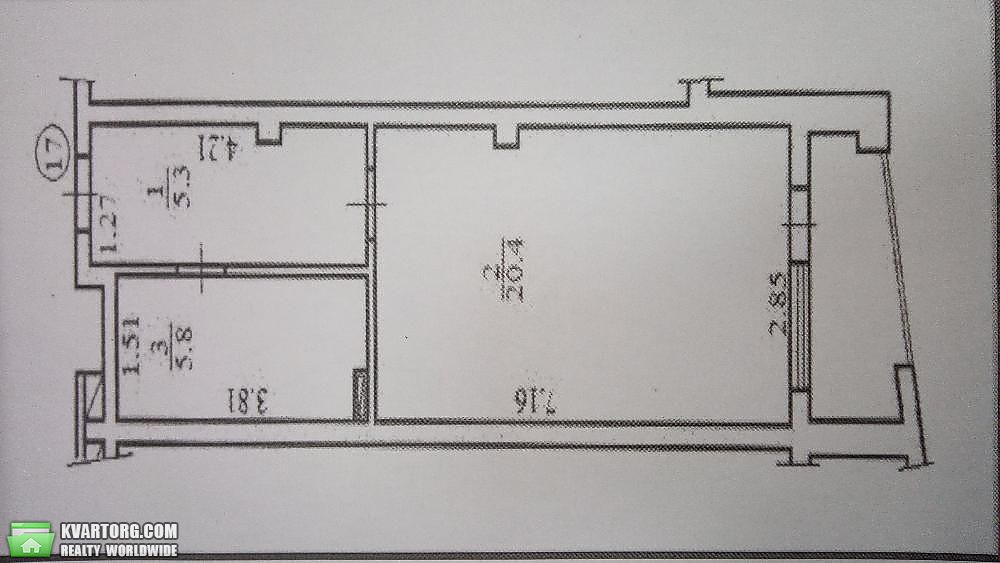 Sell 1-room apartment. Киев,  Милославская — photo 2