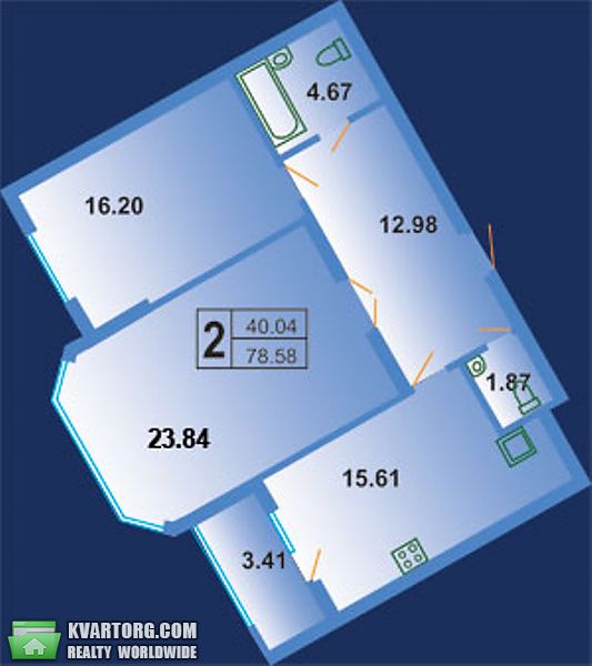 Sell 2-room apartment. Киев, Чавдар — photo 2