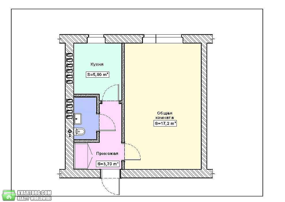 Sell 1-room apartment. Киев,  Введенская — photo 5