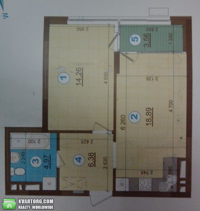 Sell 1-room apartment. Киев,  Правды пр — photo 4