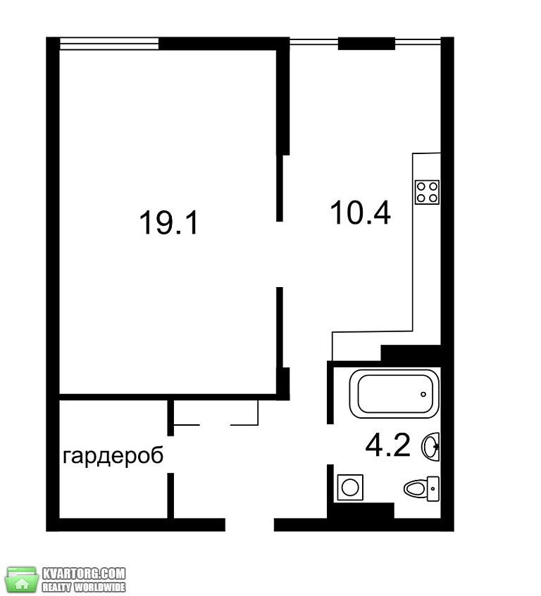 Sell 1-room apartment. Киев, Регенераторная — photo 7