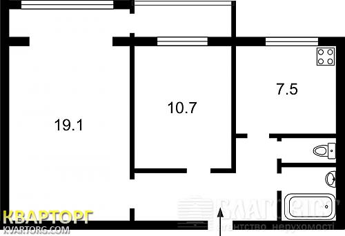 Sell 2-room apartment. Киев,  Серафимовича — photo 2
