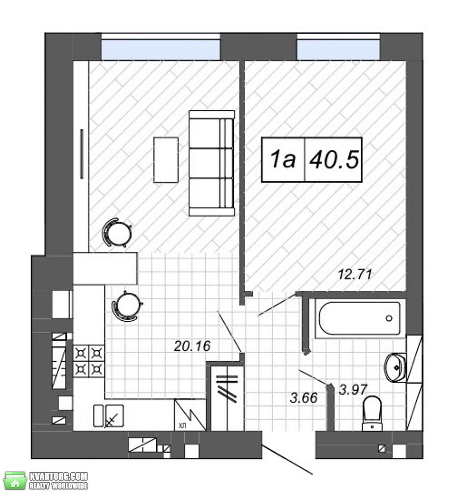 Sell 1-room apartment. Ирпень,  Пушкинская — photo 2