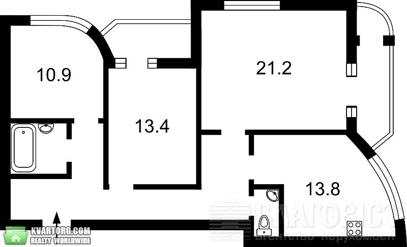 Sell 3-room apartment. Киев,  Завальная — photo 4