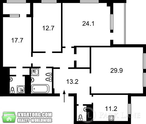 Sell 4-room apartment. Киев, Срибнокильская — photo 6