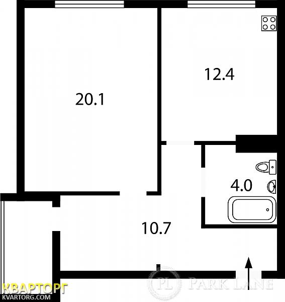 Sell 1-room apartment. Киев, Драгомирова — photo 6