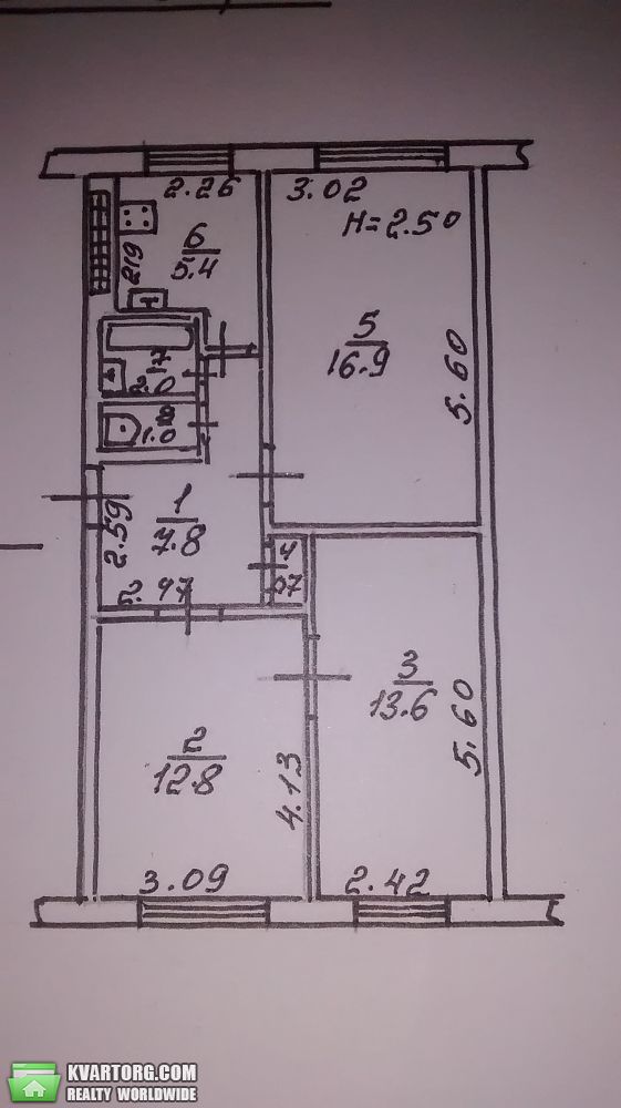 Sell 3-room apartment. Одесса, Маршала Жукова просп. — photo 7