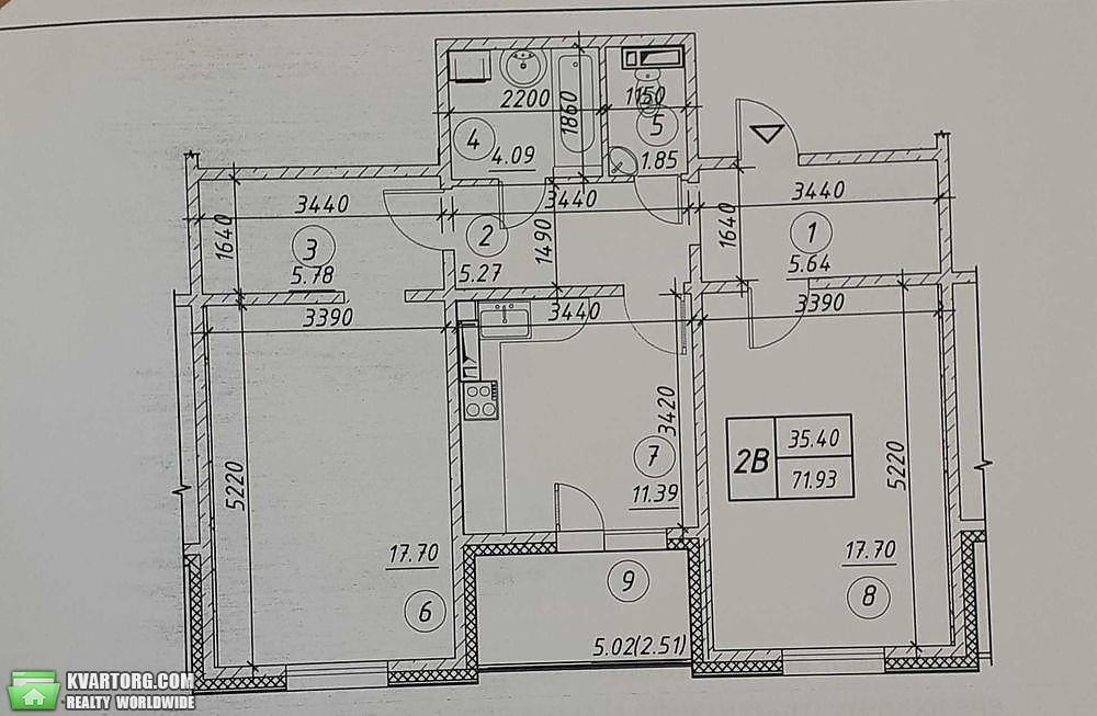 Sell 2-room apartment. Киев, пер. Балтийский — photo 6