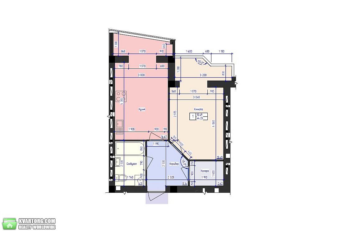 Sell 1-room apartment. Одесса, Сахарова — photo 2