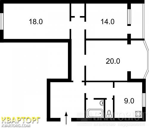Sell 3-room apartment. Киев,  Курская — photo 8