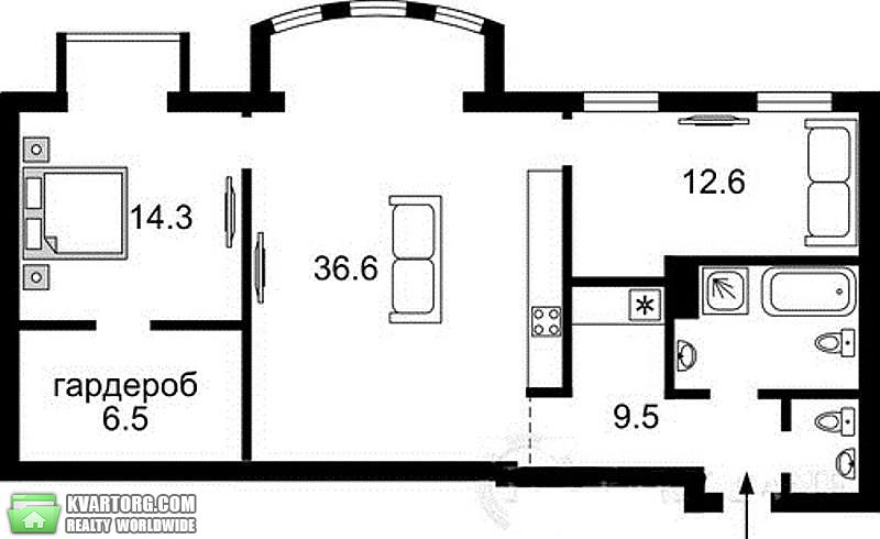 Rent out 3-room apartment. Киев,  Шелковичная — photo 7