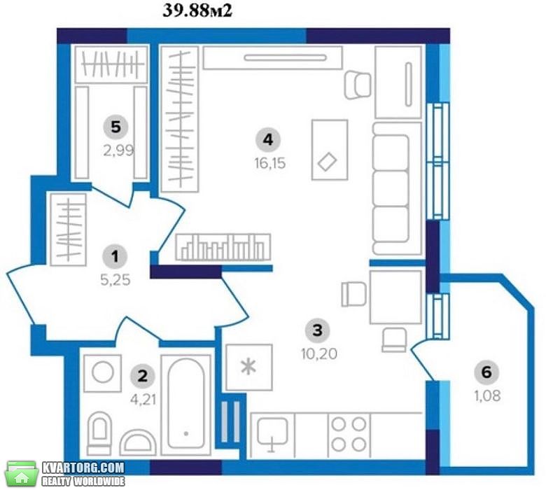 Sell 1-room apartment. Киев,  Победы пр — photo 9