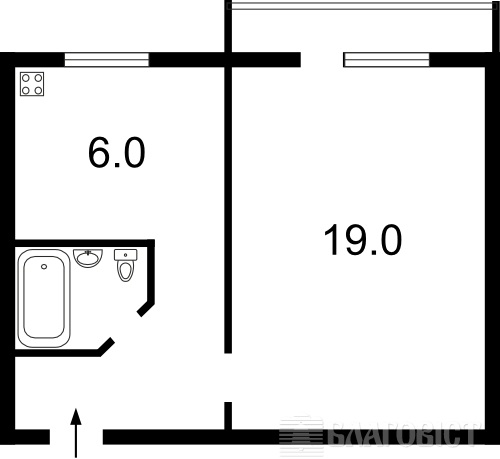 Sell 1-room apartment. Киев,  Бастионная — photo 2