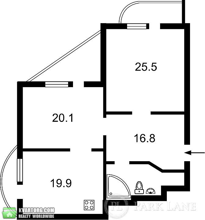 Sell 2-room apartment. Киев,  Черновола — photo 2