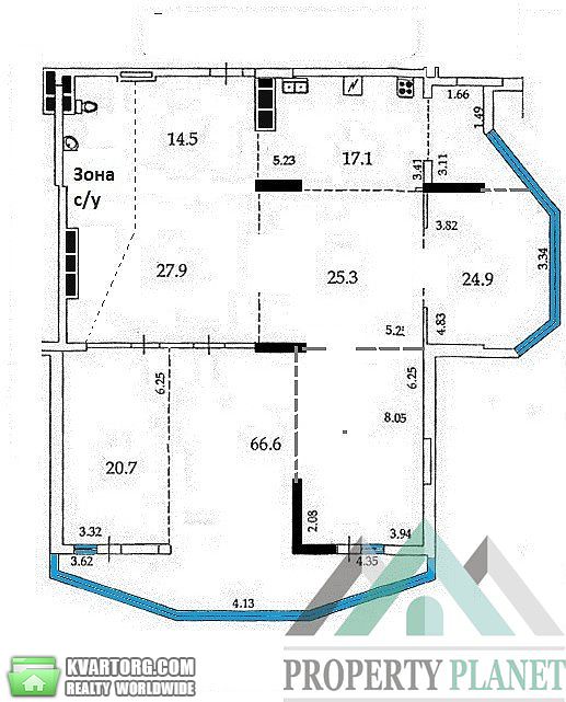 Rent out 5-room apartment. Киев, Никольско Слободская — photo 8