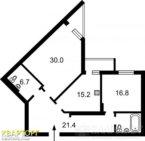 Sell 2-room apartment. Киев,  Щорса — photo 2