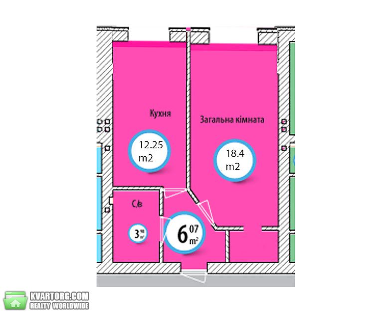 Sell 1-room apartment. Ирпень,  Украинская — photo 2