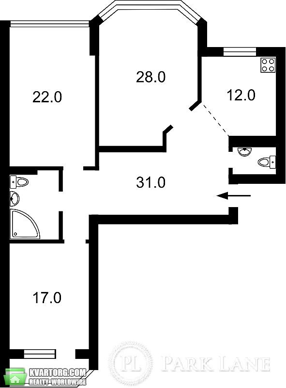Sell 3-room apartment. Киев,  Никольско-Слободская — photo 2