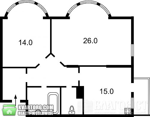 Sell 2-room apartment. Киев, Харьковское шоссе — photo 4