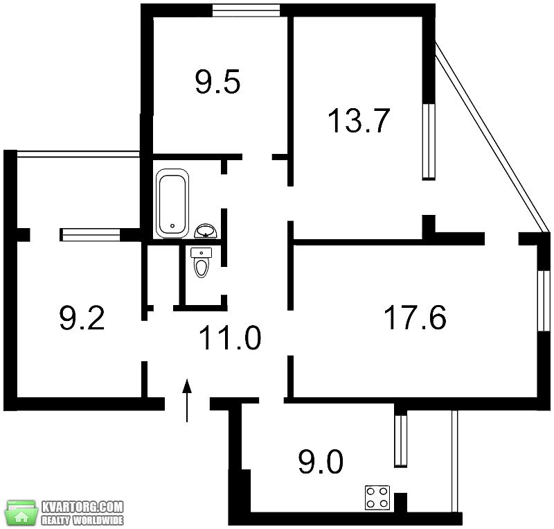 Sell 4-room apartment. Киев,  Антоновича — photo 9