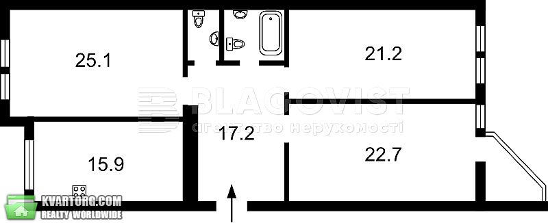 Sell 3-room apartment. Киев,  Ломоносова — photo 2