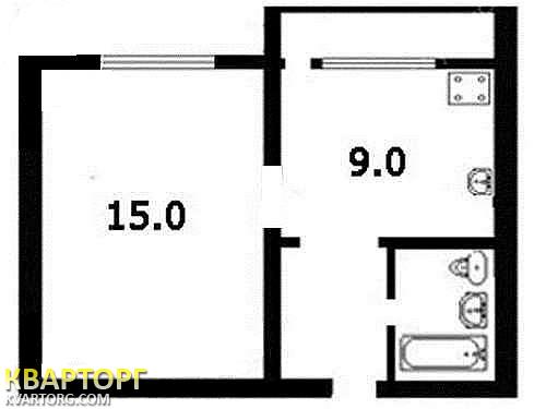 Sell 1-room apartment. Киев,  Краснознаменная — photo 2
