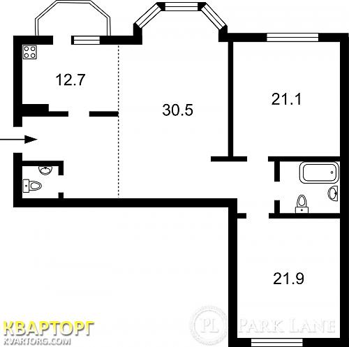 Sell 3-room apartment. Киев,  Княжий Затон — photo 3