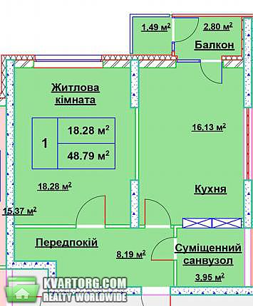 Sell 1-room apartment. Киев, Соломенская — photo 1