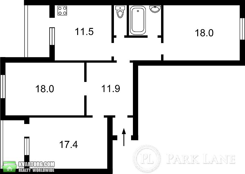 Sell 3-room apartment. Киев, Урловская — photo 4