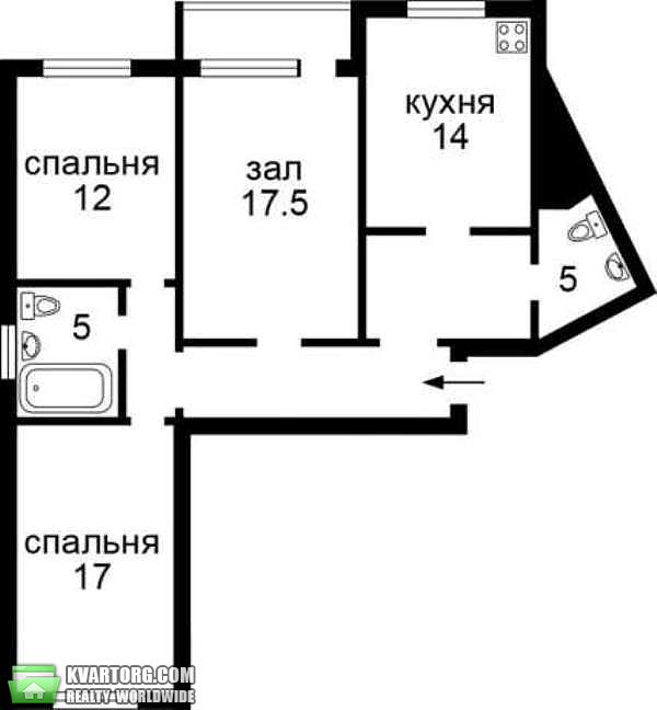 Sell 3-room apartment. Киев,  Милославская — photo 6