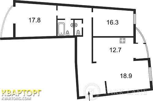Sell 3-room apartment. Киев, Днепровская наб — photo 7