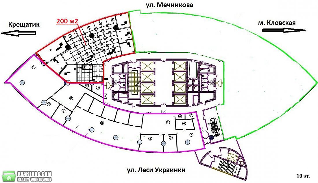 Rent out office. Киев,  Мечникова — photo 10