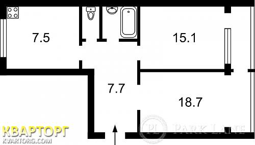 Sell 2-room apartment. Киев,  Окипной — photo 2