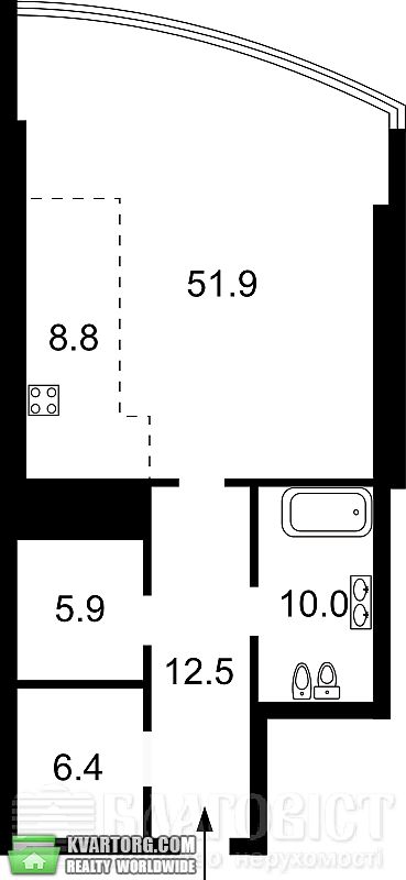 Sell 1-room apartment. Киев,  Кловский спуск — photo 7