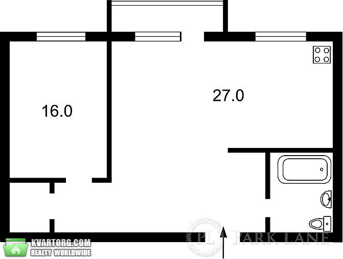 Sell 2-room apartment. Киев,  Юрия Коцюбинского — photo 2