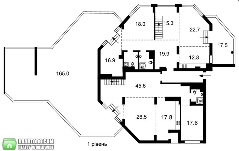 Sell multi-room apartment. Киев,  Струтинского — photo 9