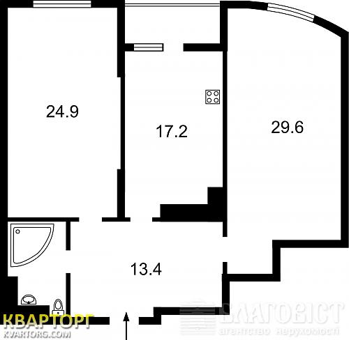 Sell 2-room apartment. Киев,  Механизаторов — photo 2