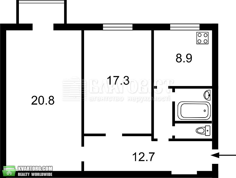 Sell 2-room apartment. Киев,  Шота Руставели — photo 6