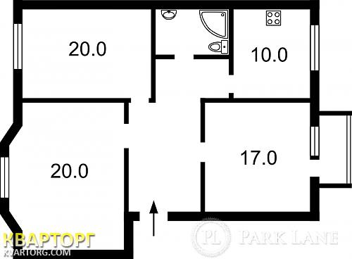 Sell 3-room apartment. Киев,  Верховного Совета бул — photo 2