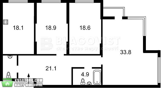 Sell 3-room apartment. Киев,  Конева — photo 2